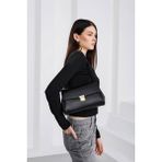 Shule Bags Lauren City Baget Çanta Siyah