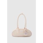 Shule Bags Lisse Charmlı Oval Baget Çanta Pudra Pembe