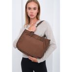 Shule Bags Lora Omuz Çantası Kahve