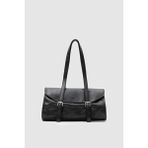 Shule Bags Lue Vintage Baget Çanta Siyah