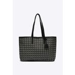 Shule Bags Michelle Monogram Siyah Omuz Çantası