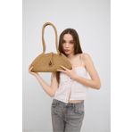 Shule Bags Paper Vizon Düğmeli Handmade Hasır Omuz Çantası