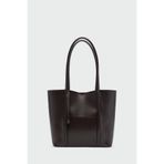 Shule Bags Pebbled Omuz Çantası Kahve