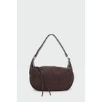 Shule Bags Poppin Süet Omuz Çantası Kahve Şık Görünüm ve Ergonomik Tasarım ile Günlük Kullanım İçin