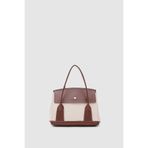 Shule Bags Suede Garnili Kanvas El ve Çapraz Taba