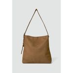 Shule Bags Vague Süet Omuz Çantası Camel