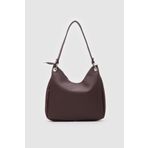 Shule Bags Valerie Oval Acı Kahve Omuz Çantası