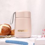 Shun 300 ml Mini Gıda Termos Taşınabilir Öğle Yemeği Kutusu Çift Paslanmaz Çelik Gıda Konteyner Bardak Bpa Ücretsiz Yurt Dışından 0,30 lt Beyaz Termos