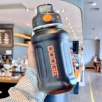 Shun 620 ml Paslanmaz Çelik Su Isıtıcısı Vakum Şişesi Kahve Fincanı Yurt Dışından 0,62 lt Siyah Termos