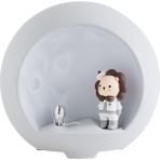 Shun Shop Sevimli Çizgi Film Romantik Lamba Mini Hava Nemlendirici USB Aromaterapi Esansiyel Yağ Difüzörü Çocuk Odası Kokusu Parfüm Difüzör (Yurt Dışından) - Gri