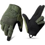 Shun Taktik Askeri Savaş Paintball Avcılık Çekim Sürüş Çalışma Dişli Dokunmatik Ekran Eldivenleri (Yurt Dışından) - XL - Yeşil