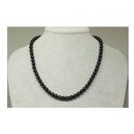 Shungite (Şungit) Taşı Kolye 6mm (Klipsli)