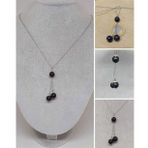 Shungite (Şungit) Taşı Zincirli Kolye (42135)