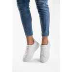 Shupe Kadın Erkek Günlük Beyaz Sneaker Spor Ayakkabı