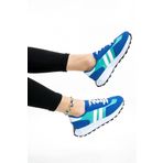 Shupe Kadın Günlük Rahat Taban Mavi Spor Ayakkabı Sneaker