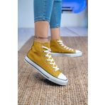 Shupe Kadın Hardal Bilekli Spor Sneaker