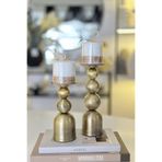 Shura Homeware Aris Mumluk Metal Eskitme Mumluk Ev Dekorasyonu