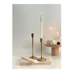 Shura Homeware Metal Eskitme Çubuk Şamdan 2'li Mumluk