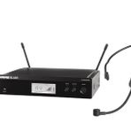 Shure BLX14RE/PGA31, Wireless Rack-Mount Presenter System with PGA31 Headset, Professional Cardioid Microphone for Speech & Performance, Black, H8E Band