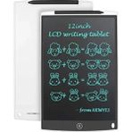 Shuzi 12 Inc Dijital LCD Ekran Kalemli Çocuk Yazı Çizim Tableti Eğitici İçerik ile Eğlenceli - Beyaz