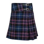 SHYNE Kadın Diz Boyu Etek Etek 50,8 cm Uzunluk Ekose Pileli Kilts - Pride of Scotland, mor, 16