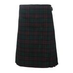 SHYNE KILTS U.K 5 Yard Erkek İskoç 13 oz Highland Günlük Ekose Etek - Kahverengi Saat, Kahverengi Saat, 50W