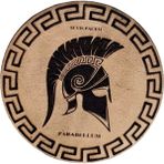 Sı Vıs Pacem Parabellum Deri Peç - Arma - Askeri Patch - Çok Renkli - Standart