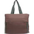 SİA ÇANTA Samilon Kabartmalı Puf Kumaş Shopper Çanta Rahat Omuz Askılı Hafif , İç Astarlı , Ön Cift Fermuarlı Göz Kaliteli Mükemmel İşçilik Geniş Rahat Hafif Çanta - Bordo