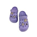 SİA ÇANTA TAŞLI SÜSLÜ KELEBEKLİ HAFİF RAHAT KAYMAZ TABAN SANDALET CROCS TERLİK LİLA 38 NUMARA