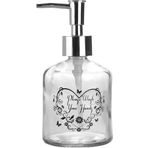 Sia Kaktüs 1 Desen 300 ml 7,6x15,5 cm Cam Sıvı Sabunluk