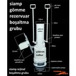 SİAMP GÖMME DAR KARE REZERVUAR İÇ TAKIMI TEMA SİAMP ORTA GÖBEK