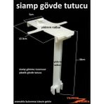 Siamp Gömme Rezervuar Gövde Tutucu Plastik 12CM Gömme Rzervauariçin - 7