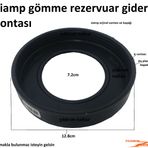 SİAMP GÖMME REZERVUAR PİS SU GİDER CONTASI PLASTİK KAPAKLI