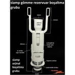Siamp Verso 80 Gömme Rezervuar Iç Takımı Orta Göbek