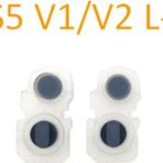 siar 2 Takım PS5 V1 V2 Kol Uyumlu LR L1L2 R1R2 Lastik Takım Playstation 5 Kol Tamir (4 Adet)