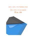 Siar Yüksek Performanslı Termal Pad – 100x100x1.5 mm | 15 W/m·K Isı İletkenliği