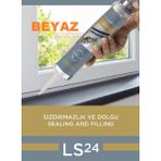 Sibax Akrilik Mastik Beyaz Renk 450 Gram Sızdırmazlık ve Dolgu Sealıng And Fıllıng Ls 24 1 Adet