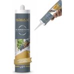 Sibax LS33 Silikonize Mastik 310 ml Boyanabilir Akrilik Mastik Genel Amaçlı Dolgu - Antrasit Gri
