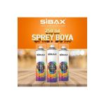 Sibax SİBAX SPREY BOYA 250 ML MAT SİYAH SBX103023