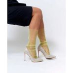 Sibel Kaplan Salsa Abiye Tül Çorap Soket Tül Çorap - Lime - Standart