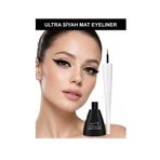 SİBELA BEAUTY GÜZEL GÖRMEK GÜZEL DÜŞÜNDÜRÜR ULTRA SİYAH, İNCE FIRÇA EYELİNER
