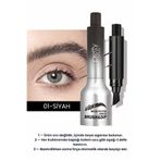 Sibelon Microblading Etkili Fırçalı Kaş Boyası | Siyah