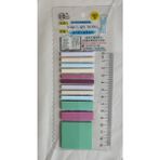 Sibga Tasarım 480 Yaprak Ince Şerit Şeffaf Renkli Postit Post-It Post It. Kitap Ayracı Ayraç Postit Sticker