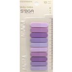 sibga tasarım Oval Eflatun Şeffaf Renkli Postit Post-it Post It. Kitap Ayracı Ayraç Postit Sticker Not Kağıdı
