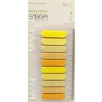sibga tasarım Oval Sarı Şeffaf Renkli Postit Post-it Post It. Kitap Ayracı Ayraç Postit Sticker Not Kağıdı