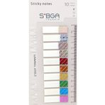 sibga tasarım Parlak Simli Şeffaf Renkli Postit Post-it Post It. Kitap Ayracı Ayraç Postit Sticker Not Kağıdı 200 Yaprak
