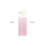 sibga tasarım Pembe Çizgili İnce Uzun Şerit Şeffaf Renkli Postit Post-it Post It. Kitap Ayracı Ayraç Postit Sticker 160 Yaprak