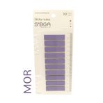 sibga tasarım Şeffaf Mor Postit Post-it Post It. Kitap Ayracı Ayraç Postit Sticker Not Kağıdı 200 Yaprak