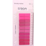 sibga tasarım Şeffaf Pembe Renkli Postit Post-it Post it. Kitap Ayracı Ayraç Plastik Postit Sticker Not Kağıdı 200 yaprak