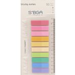 sibga tasarım Şeffaf Plastik Postit Kitap Ayracı Post it Ayraç Postit Sticker Not Kağıdı 200 Yaprak